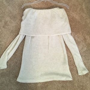 Off the shoulder sweater